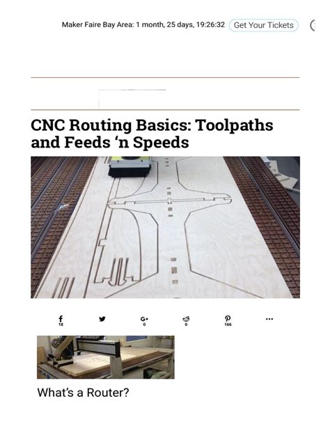 CNC Routing Basics: Toolpaths and Feeds 'n Speeds .